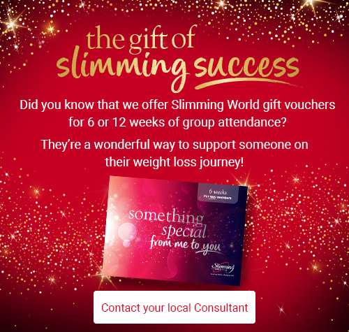 The gift of slimming success - vouchers CTA