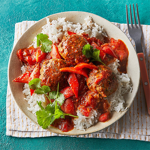 Bowled Over cookbook - rogan josh kofta curry