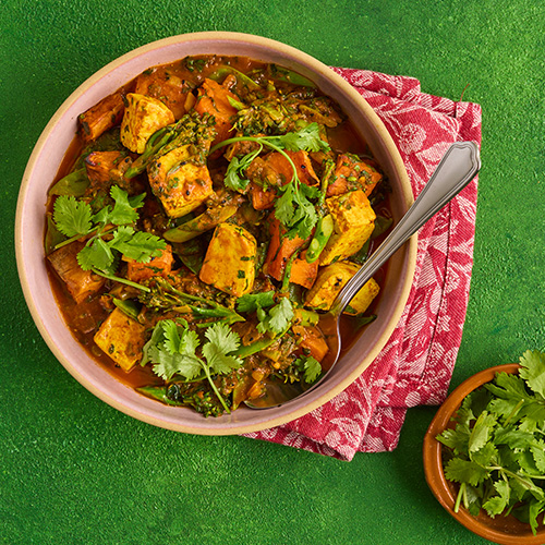 Slimming World Kitchen - Week 32 - saag tofu with sweet potatoes