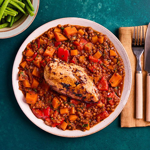 Slimming World Kitchen - Week 32 - tunisian chicken with lentils