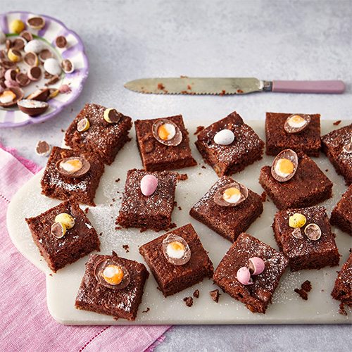 easter brownies