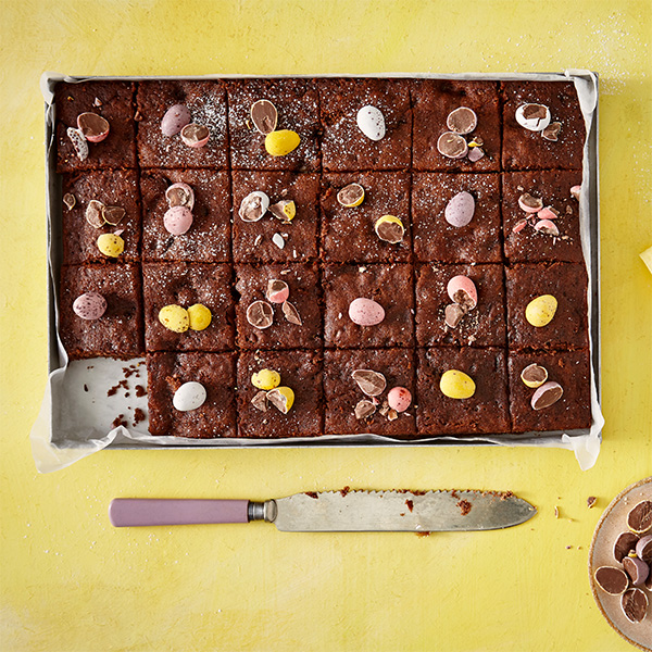 easter brownies